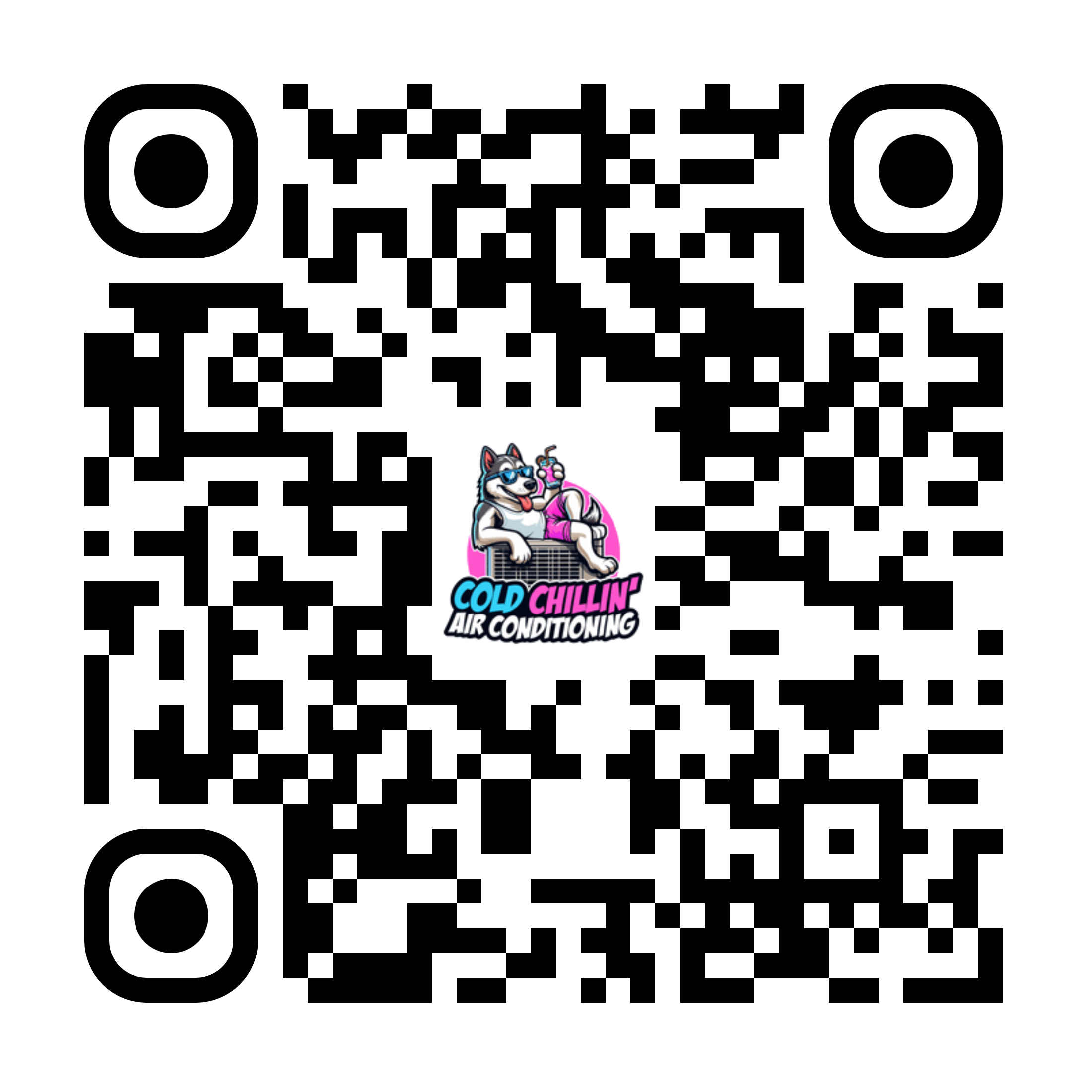 QR code to contact Cold Chillin Air Conditioning
