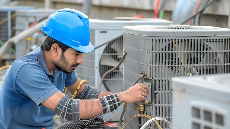 AC Not Cooling Boynton Beach – HVAC Technician Repairing Air Conditioner